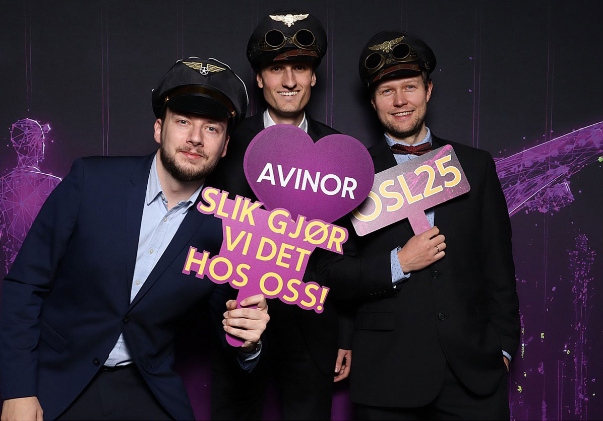 Blitzbox Photobooth Avinor Julebord 2023