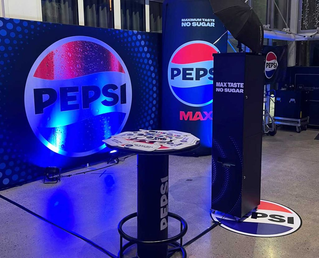 Blitzbox Photobooth for Pepsi Salgskonferanse