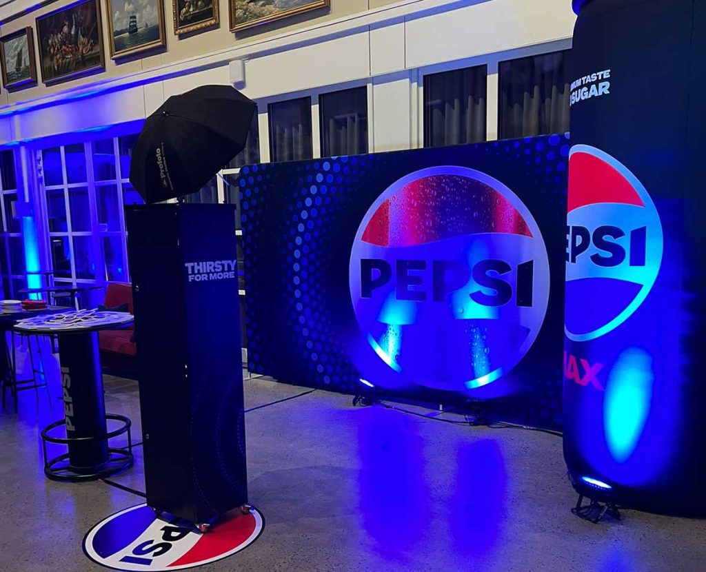 Blitzbox Photobooth for Pepsi Salgskonferanse