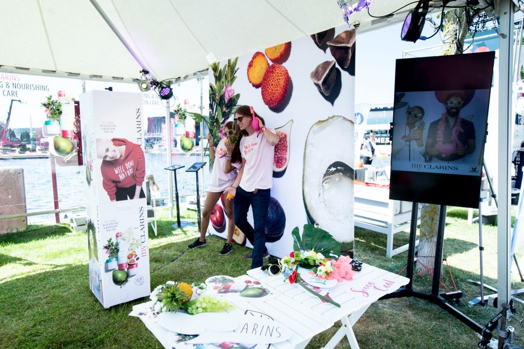 MyClarins – Palmesus-stand