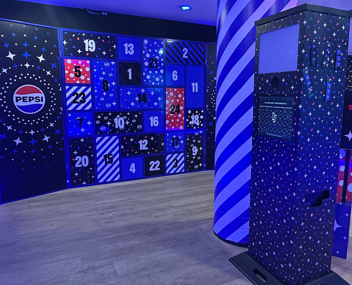 Pepsi jule-pop-up