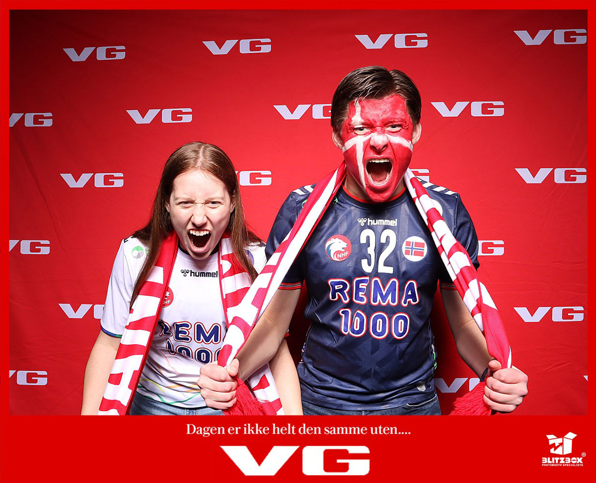 Blitzbox Photobooth HÅNDBALL VM VG norge2