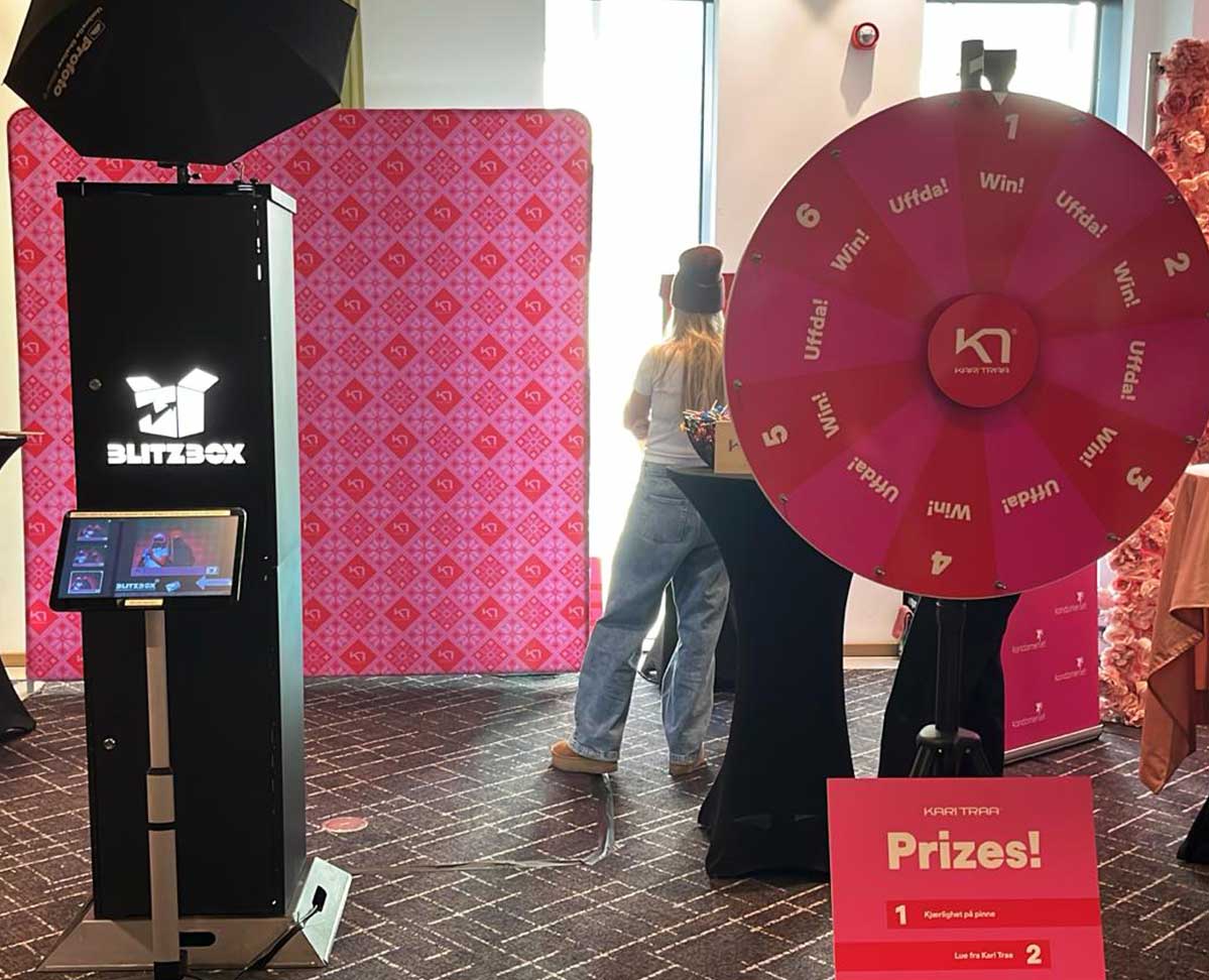Blitzbox Photobooth Vixen Awards 2024 Kari Traa Stand