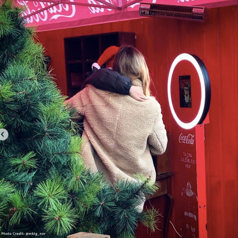 Coca Cola Juletrailer